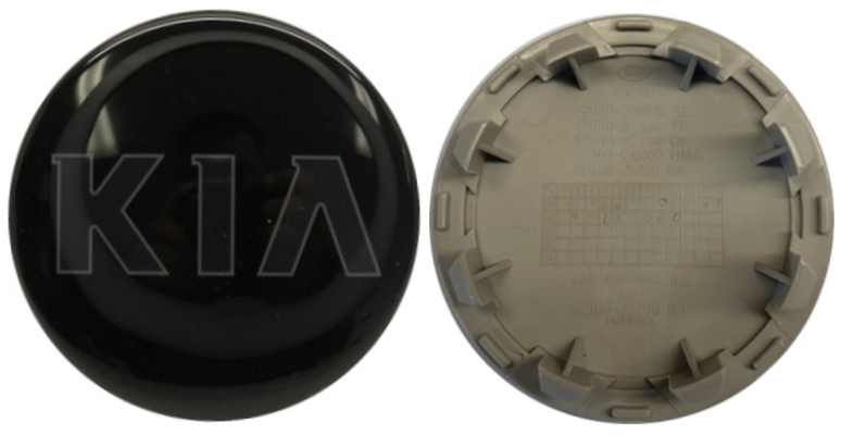 C71000 KIA Sportage Telluride OEM Black Center Cap #52960S9100